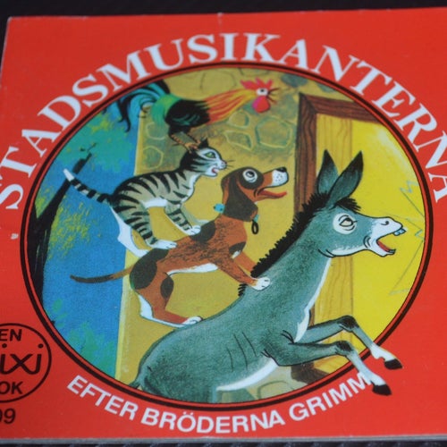 Äldre Pixi bok Stadsmusikanterna