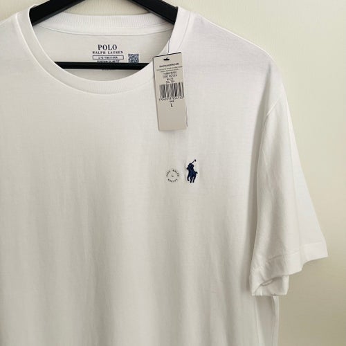Ny Polo Ralph Lauren vit t-shirt, storlek L