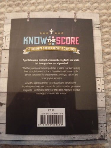 Know the Score: The Ultimate Sports Puzzle and Quiz Book