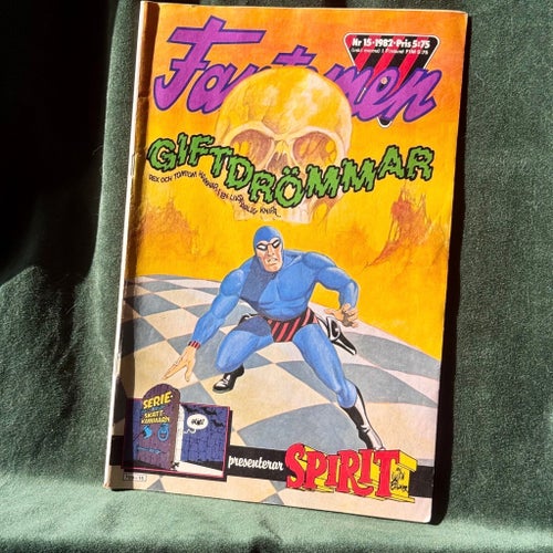 Fantomäventyr! Fantomen, 1982, 1983, 3st serietidningar.