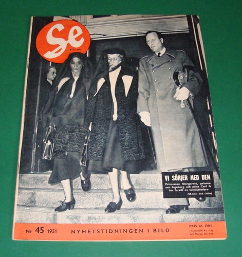 SE nr 45 1951 - Prins Carl, Albert Schweitzer, Jo-Jo m.m.