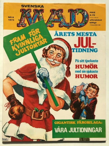 MAD - 1973:8 FN-VF med bilaga jultidningar