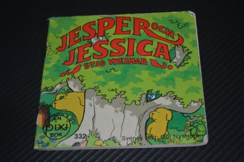 Äldre Pixibok Jesper och Jessica