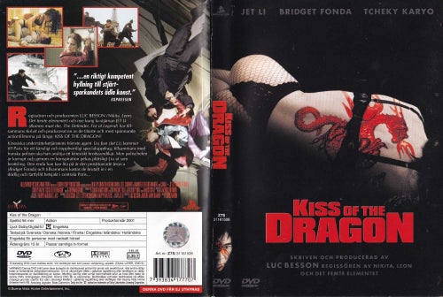 DVD - KISS OF THE DRAGON - SÖNDAGSFILMEN