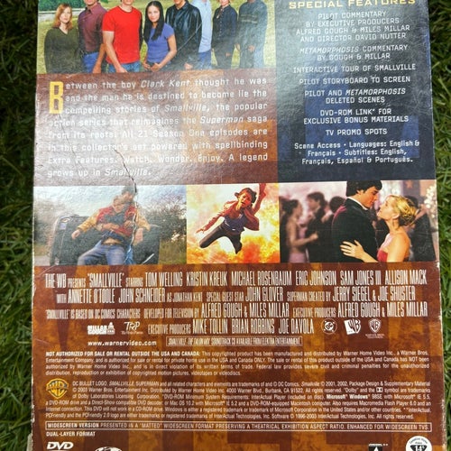 Smallville Säsong 1 & 2 DVD Boxset Kompletta Säsonger