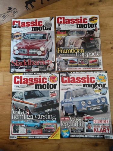 Classic Motor tidningar - 4st, 2009 & 2010