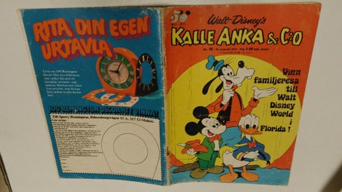 Kalle Anka 1973 nr 35 + indianbilder