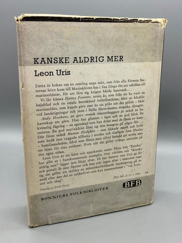 Kanske aldrig mer - Leon Uris (Roman)
