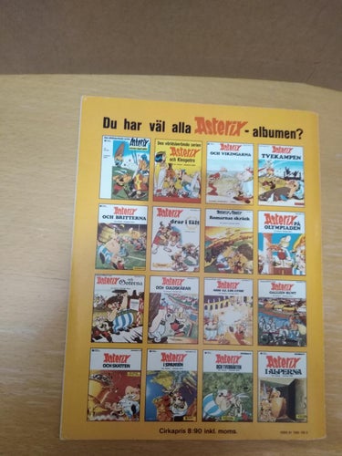 Asterix 1975 nr 17 Asterix gudarnas hemvist. Very Fine