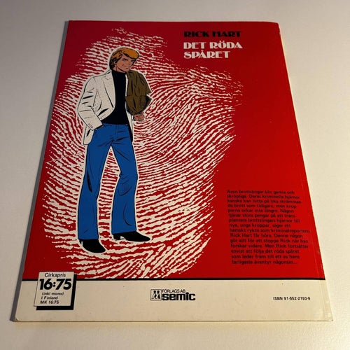Rick Hart #3, 1:a upplaga, samlarex! FN