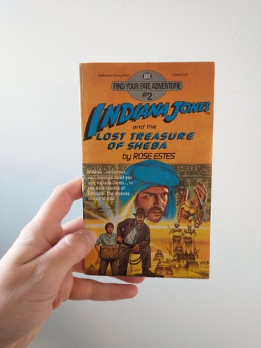 Book: Indiana Jones and the lost treasure of Sheba