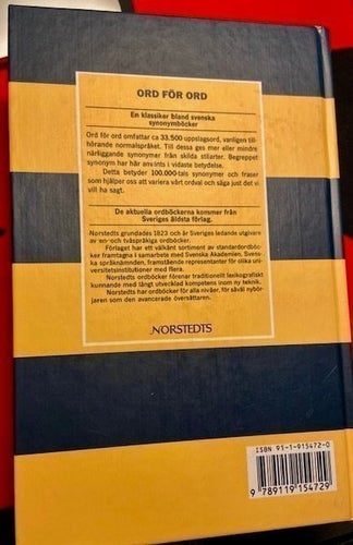 (020) Ord för ord- Norstedts 1996- oanvänt