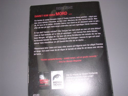 HQ Mini-Serie Brenda Novak " Ingen utväg " 3 st