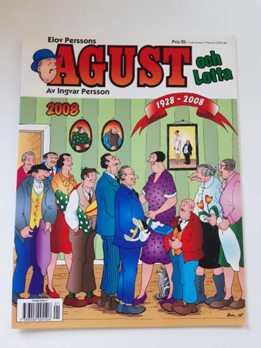 Agust och Lotta av Ingvar Persson, 2008 Seriealbum