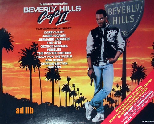 BEVERLY HILLS COP II, TIDNINGSANNONS 1987