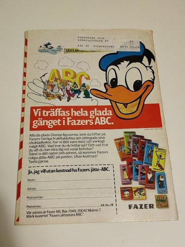 Kalle Anka & C:O 1978 nr 14 - Bilagor Disney