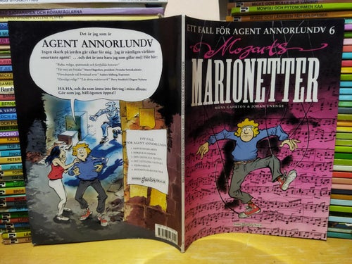 Ett fall för Agent Annorlunda 6 Mozart’s Marionetter 1990. Very Fine plus