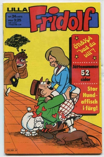 Lilla Fridolf 1975 nr 24 Familjen Flax , Knasen Tjalle Tvärv