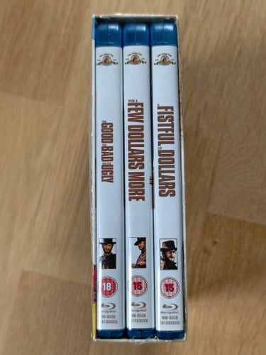 The Spaghetti Western Trilogy blu-ray film samling collection