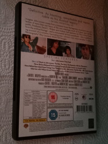 DVD-film IMAGINE - JOHN LENNON dokumentär från 1988 Real Love Yoko Ono Beatles