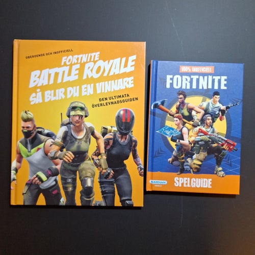 2st böcker Fortnite Battle Royale, så blir du en vinnare och Fortnite Spelguide