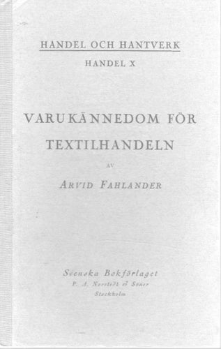 Varukännedom för textilhandeln