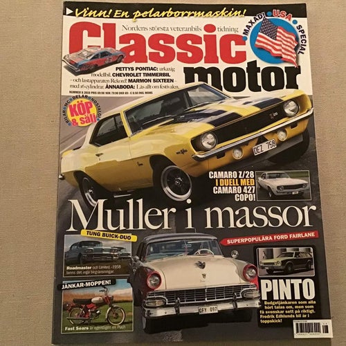 CLASSIC MOTOR NR 8 2010 FORD FAIRLANE,BUICK ROADMASTER,LIMITED -58,PUCH AMERIKA