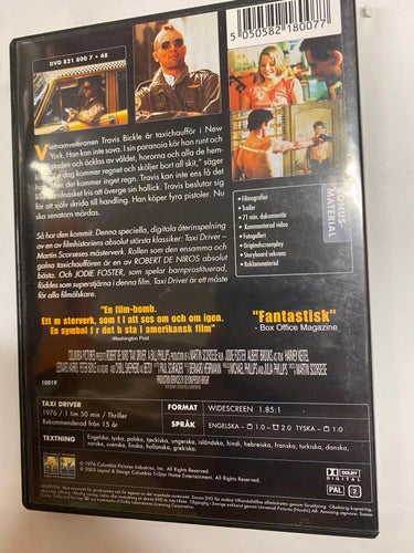 DVD Taxi Driver FINT SKICK