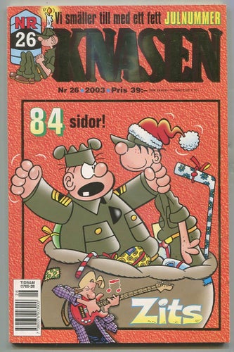Knasen 2003 nr 26 Hagbard, Rödöga, Betty, Kaxen, Zits