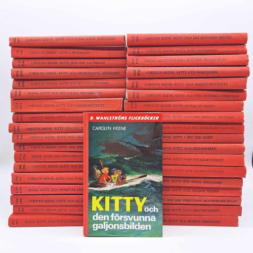 Kitty - bokpaket med 37 böcker - Carolyn Keene