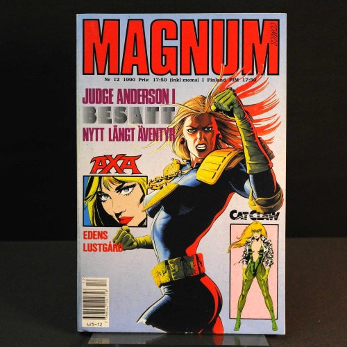 Magnum Comics - 1990 - NR 12 - Axa: Edens lustgård | Judge Anderson | Cat Claw