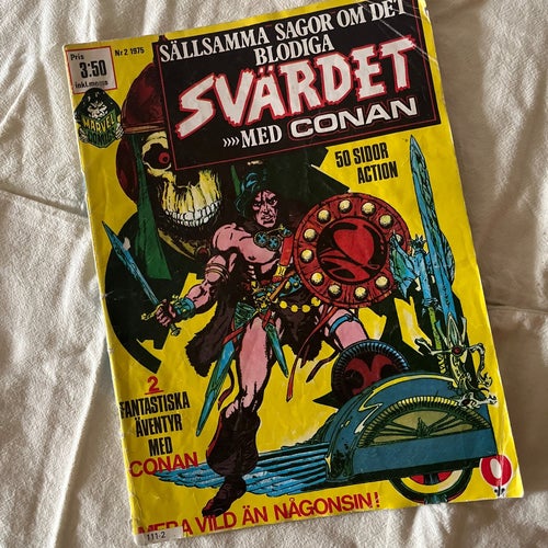 Sällsamma Sagor Om Det Blodiga Svärdet Med Conan Nr 2 1975