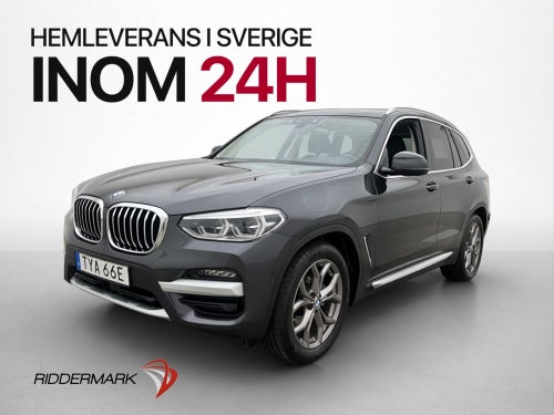 BMW X3 xDrive20d 190hk Kamera Värmare CarPlay Navi Drag