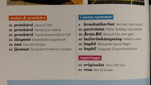 Vi bilägare 17 2005: Toyota Avensis D4D, Hyundai Sonata, Volvo 760 GLE 1983