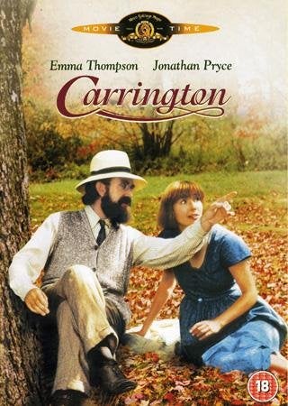 Carrington (1995) Christopher Hampton med Emma Thompson och Jonathan Pryce.