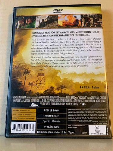 Rescue Dawn, dvd