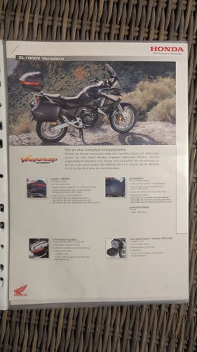 Honda Motorcykel tillbehör broschyrer