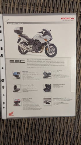Honda Motorcykel tillbehör broschyrer