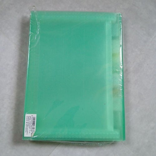 Grön plastmapp för A5 papper Inplastad