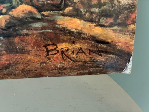 Konsttryck "Wistful Waters" av Brian