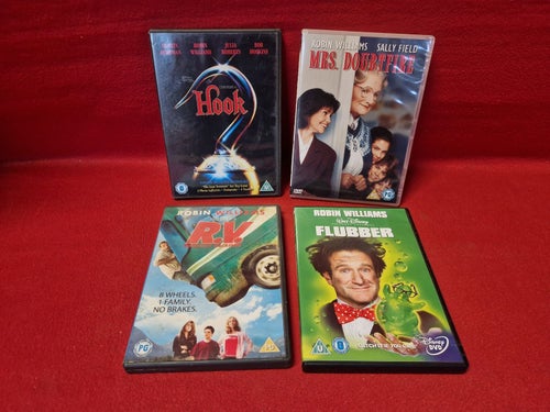 ROBIN WILLIAMS - HOOK / MRS. DOUBTFIRE / R.V. / FLUBBER DVD