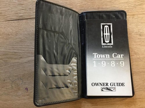 1989 Lincoln Town Car Owner Guide
