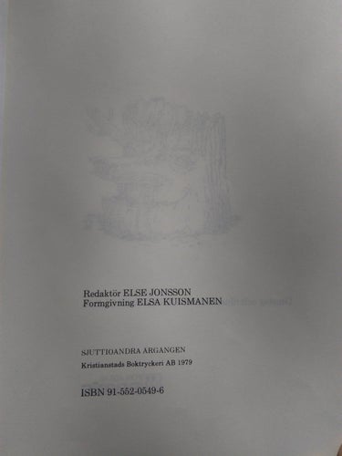 bland Tomtar och Troll sjuttioandra årgången. bok, inbunden. Very Fine plus