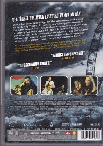 DVD / Flood / Robert Carlyle, Jessalyn Gilsig, Tom Courtenay / Nära nyskick