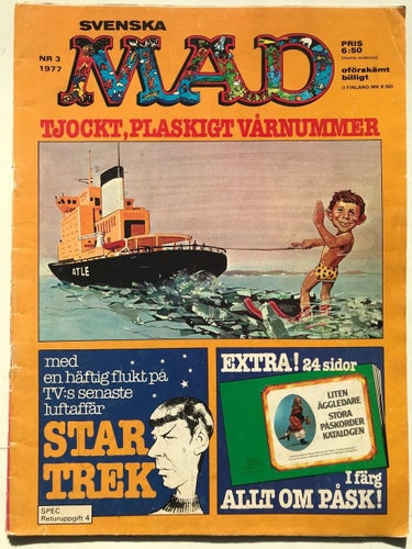 MAD - 1977:3 VG-FN med påskorderkatalog