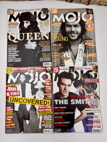 MOJO 7st nummer från åren 2009-2011 The Smiths, Bob Dylan, Neil Young m.m.