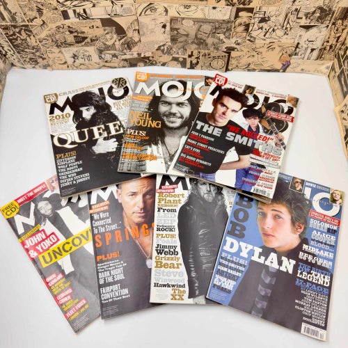 MOJO 7st nummer från åren 2009-2011 The Smiths, Bob Dylan, Neil Young m.m.