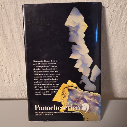 Marguerite Duras Dödssjukdomen Mannen i korridoren Bonniers Panache 1985