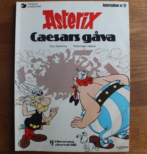 Asterix Caesars gåva 1977 NR 21 1:a uppl