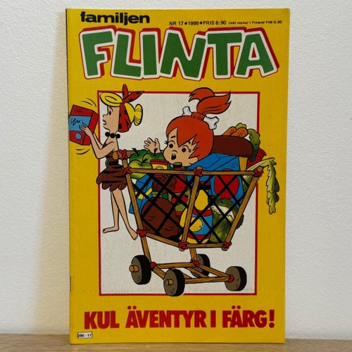 Familjen Flinta 17/1986 – Kul äventyr i färg – fint lässkick